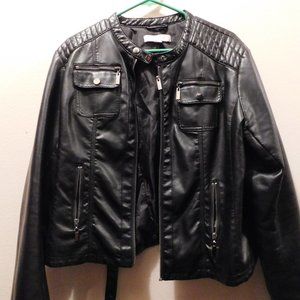 Faux Leather NY&C Jacket